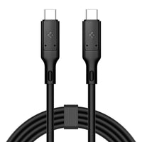 ArcWire™ USB-C to USB-C 4 Cable in black showing both ends of cable